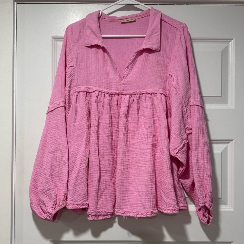 Ces Femme Pink Blouse